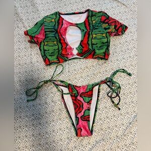 Colorful Abstract Bikini Set